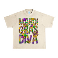 Sandshell Mardi Gras diva Urban Heavy Tee - BundleAndBundleShop