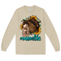 Mushroom momlife skull with bandana Long Sleeve Tee - Jasminsmagicworld