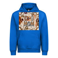 Cobalt Dog Mom Urban Hoodie - CowhideDigitalArt