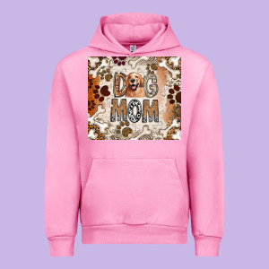 Dog Mom Urban Hoodie Designed By Cowhidedigitalart