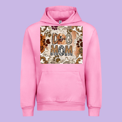 Dog Mom Urban Hoodie Designed By Cowhidedigitalart