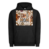 Pigment Black Dog Mom Urban Hoodie - CowhideDigitalArt