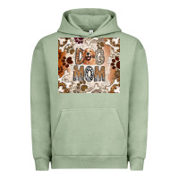 Pigment Oil Green Dog Mom Urban Hoodie - CowhideDigitalArt