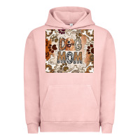 Pigment Salmon Dog Mom Urban Hoodie - CowhideDigitalArt