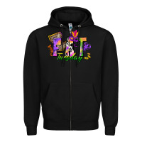 Black fat tuesday Zipper Hoodie - CowGirlArtShop