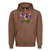 Chestnut fat tuesday Zipper Hoodie - CowGirlArtShop