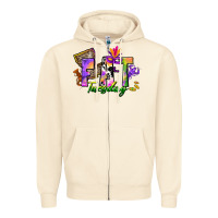Sandshell fat tuesday Zipper Hoodie - CowGirlArtShop