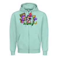 Seafoam fat tuesday Zipper Hoodie - CowGirlArtShop