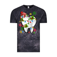 Cloud Black Christmas Teeth Dentist Vintage Tee - MaliasSmallBusiness