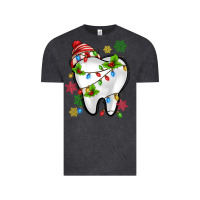 Vintage Black Christmas Teeth Dentist Vintage Tee - MaliasSmallBusiness