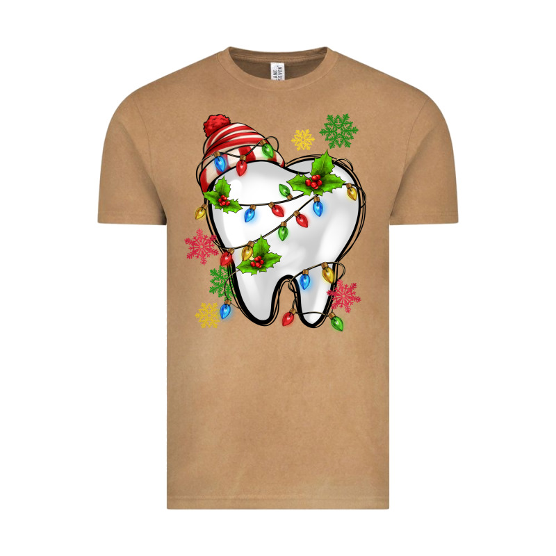Christmas Teeth Dentist Vintage Tee by MaliasSmallBusiness | Teevron
