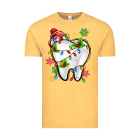 Vintage Mustard Christmas Teeth Dentist Vintage Tee - MaliasSmallBusiness