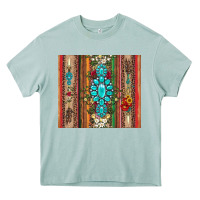 Arona gemstone flowers arrow with leopards and serape Heavy Core Tee - Artiststas