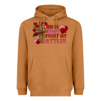 Meerkat This is how i fight my battles Valentine's Day Heavyweight Hoodie - FaDigitalArtStudio