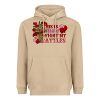 Mushroom This is how i fight my battles Valentine's Day Heavyweight Hoodie - FaDigitalArtStudio