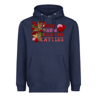 Navy This is how i fight my battles Valentine's Day Heavyweight Hoodie - FaDigitalArtStudio
