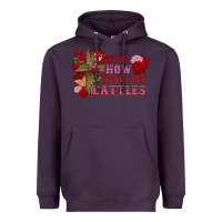 Plum This is how i fight my battles Valentine's Day Heavyweight Hoodie - FaDigitalArtStudio