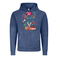 Vintage Denim pink elf costom name and preview Vintage Hoodie - MaliasSmallBusiness