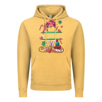 Vintage Mustard pink elf costom name and preview Vintage Hoodie - MaliasSmallBusiness