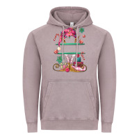Vintage Zinc pink elf costom name and preview Vintage Hoodie - MaliasSmallBusiness