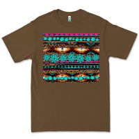 Cacao leopard aztec turquoise jewelry Premium Tee - BarkalooDesign