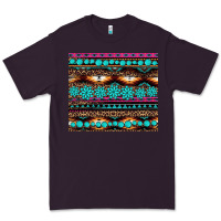 Plum leopard aztec turquoise jewelry Premium Tee - BarkalooDesign
