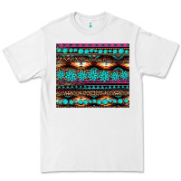 White leopard aztec turquoise jewelry Premium Tee - BarkalooDesign