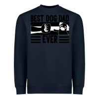 Navy Best dog dad ever Heavyweight Sweatshirt - Bettercallsaul
