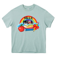 Arona back to school hello pre k Heavy Core Tee - AdoDesignShop