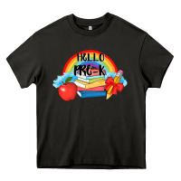 Asphalt back to school hello pre k Heavy Core Tee - AdoDesignShop