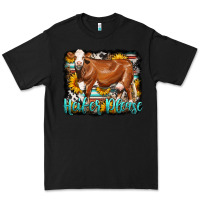 Black Western Heifer Please Simmental Cow Premium Tee - LillyAllenDesigns