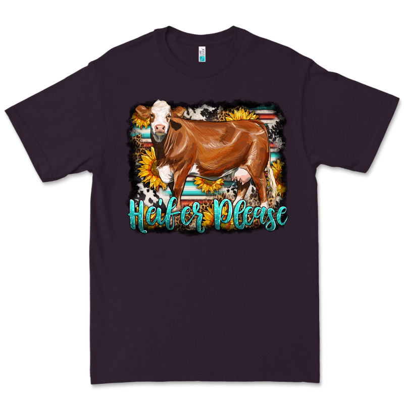 Western Heifer Please Simmental Cow Premium Tee by LillyAllenDesigns | Teevron