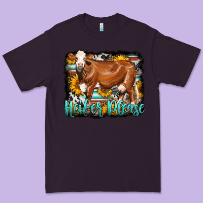 Western Heifer Please Simmental Cow Premium Tee Designed By Lillyallendesigns