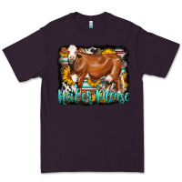 Plum Western Heifer Please Simmental Cow Premium Tee - LillyAllenDesigns