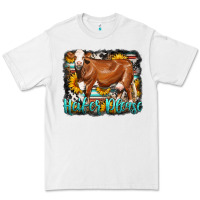 White Western Heifer Please Simmental Cow Premium Tee - LillyAllenDesigns