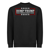 Black Dump Trump Heavyweight Sweatshirt - Bettercallsaul