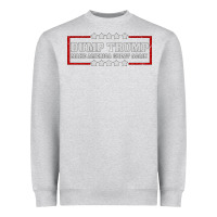 Heather Grey Dump Trump Heavyweight Sweatshirt - Bettercallsaul