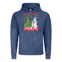Vintage Denim racn around the christmas tree Vintage Hoodie - MaliasSmallBusiness
