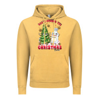 Vintage Mustard racn around the christmas tree Vintage Hoodie - MaliasSmallBusiness