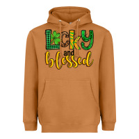 Meerkat St. Patrick's Lucky and blessed Heavyweight Hoodie - OliviaCreatesArt
