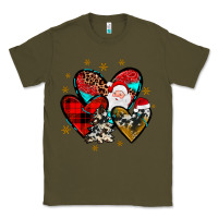 Army Green heart  wood slice ornament Classic Tee - JahusDesignShop