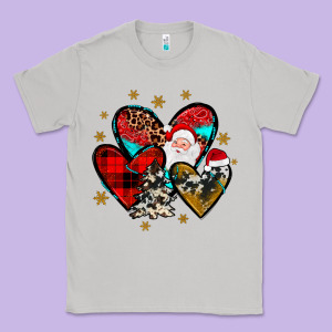 Heart  Wood Slice Ornament Classic Tee Designed By Jahusdesignshop