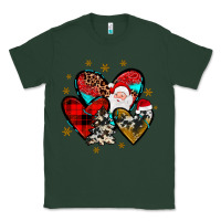 Sports Green heart  wood slice ornament Classic Tee - JahusDesignShop