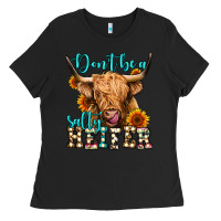 Black don't be a salty heifer long haired cow Ladies Tee - Jasminsmagicworld