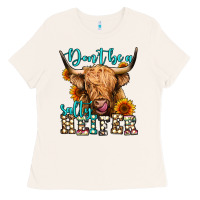 Bone don't be a salty heifer long haired cow Ladies Tee - Jasminsmagicworld
