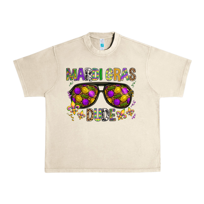 Mardi Gras Dude Urban Heavy Tee by BundleAndBundleShop | Teevron
