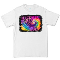 White tie dye leopard glitter background Premium Tee - Jasminsmagicworld