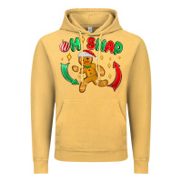 Vintage Mustard oh snap with gingerbread Vintage Hoodie - MaliasSmallBusiness