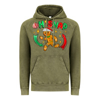 Vintage Olive oh snap with gingerbread Vintage Hoodie - MaliasSmallBusiness