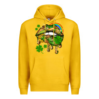 Lemon St. Patrick's Day lips Premium Hoodie - HowdyJamesFarm